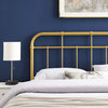 Alessia King Metal Headboard, Gold