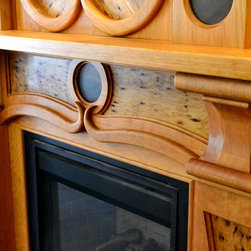 Art Nouveau Fireplace Suround - Fireplace Mantels