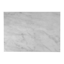 Carrara Marble Italian White Bianco Carrera 3/4" Marble Slab Polished - Home Decor