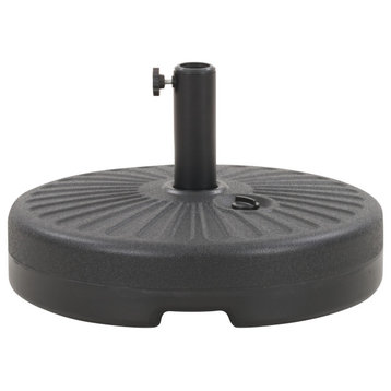 Round Umbrella Base With Steel, Lined Attachment Piece