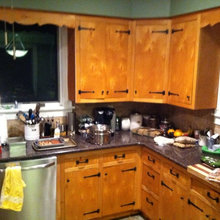 Finished Kitchen-before and after