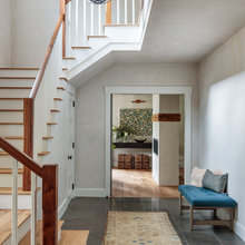 Dark And light Woods On Staircase