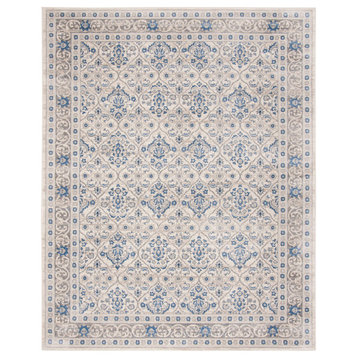 Safavieh Brentwood Collection BNT870 Rug, Light Grey/Blue, 8'x10'