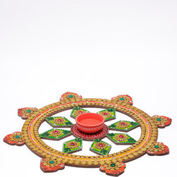 Wood Clay Floor Decor - Decorative Plates