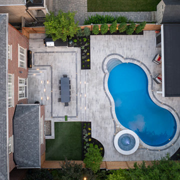 Luxury Backyard Pool, Cabana & Outdoor Living Retreat