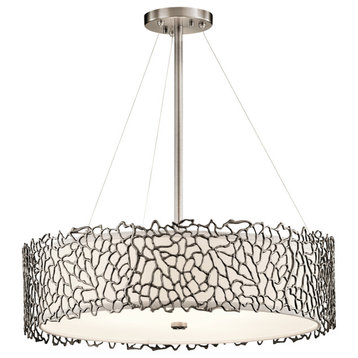 Kichler 43347 Silver Coral 1-Tier Chandelier - Classic Pewter