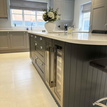 Grey Shaker Kitchen in Papworth Everard