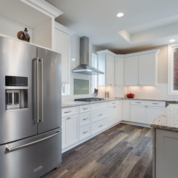 Ashburn Transitional Kitchen and Screen Porch