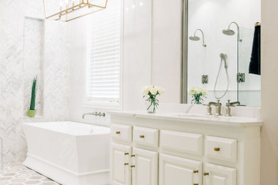 Bathroom - transitional bathroom idea in Oklahoma City
