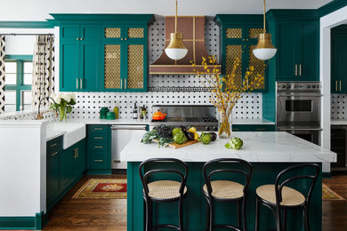 Inspiration for an eclectic kitchen remodel in Chicago