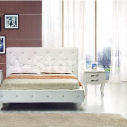 Monte Carlo 5 PC Bedroom Set (Bed, 2 Nightstands, Dresser and Mirror) - VIG Furn - Bedroom Furniture Sets