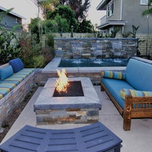 Waterfalls & Fire Pit