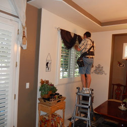 NewStyle Shutters with Draperies - Interior Shutters