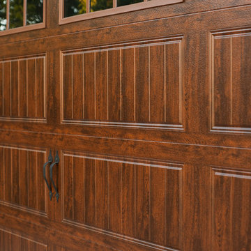 Santa Clarita Spanish Contemporary Garage Doors