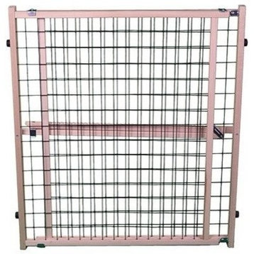 North States 4614A Extra Wide Expandable Wire Mesh Pet Gate, 32" x 29.5"-50"