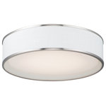 Maxim Lighting - Prime 20"W LED Flushmount - This collection of LED drum fixtures feature many options of fabric shades with an internal acrylic diffuser which twist locks into place. The result is a crisp clean look without any exposed screws or knobs. Whether you are looking for residential or commercial, there is sure to be a combination for your application.