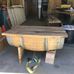 Wine Barrel Coffee Table - Coffee Tables