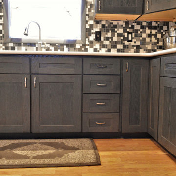 Niles, MI. BaileyTown USA Select. Rustic Grey Oak Kitchen