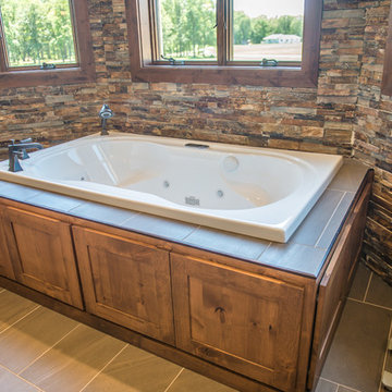 Rustic Royal Master Bath