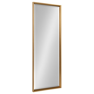 Calter Full Length Wall Mirror, Gold 17.5x49.5