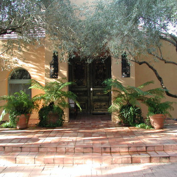 Stunning Mediterranean Patio Entry