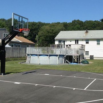 Michael O's Pro Dunk Platinum Basketball System on a 36x36 in Weymouth, MA