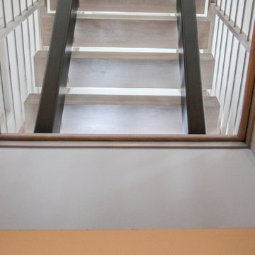 Project #66 | Modern Staircase with Twin Metal Stringers
