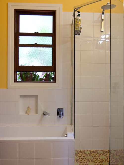 Example of an eclectic bathroom design in Brisbane Eclectic Bathroom Brisbane Eclectic Bathroom Brisbane Example of an eclectic bathroom design in Brisbane