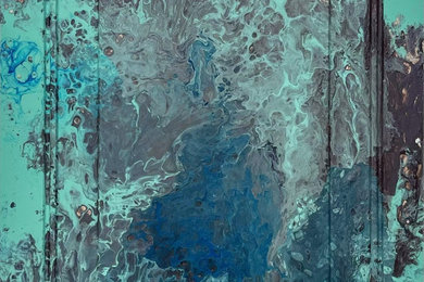 One of a kind cabinet finishes