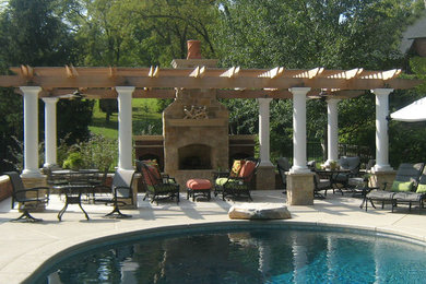 Example of a classic patio design in St Louis