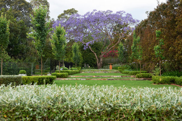 Traditional Garden by GOODMANORS Pool + Garden