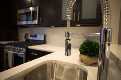 Transitional kitchen photo in Chicago