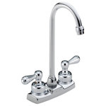 Delta - Delta Classic Two Handle Bar/Prep Faucet, Less Handles, Chrome, 2172LF-LHP - You can install with confidence, knowing that Delta faucets are backed by our Lifetime Limited Warranty.