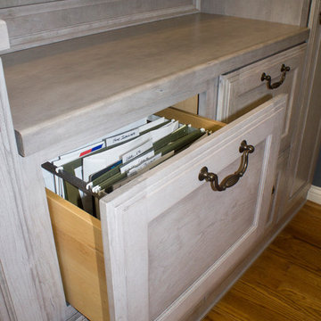 Gray Toned Home Office