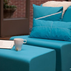 Jaxx Candler Indoor Ottoman - Footstools And Ottomans
