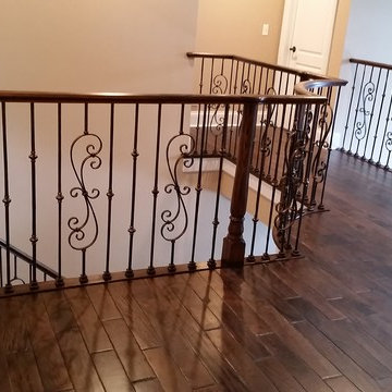 Custom iron baluster replacement