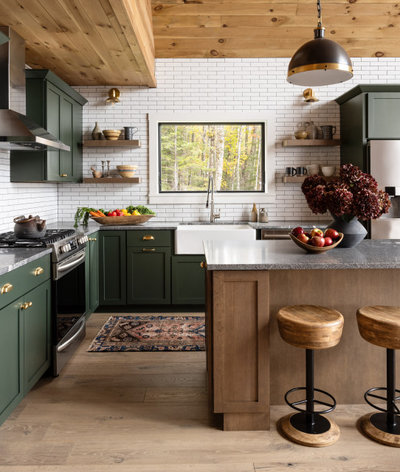 Rustic Kitchen by Jamie Keskin Design