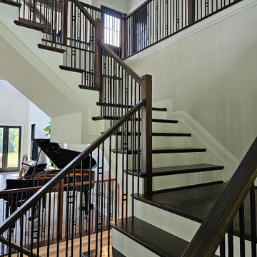 Project #109 | U-Shaped Stairs in Countryside Retreat
