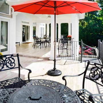 Exterior Remodel Turns Home Backyard into Gorgeous Retreat in Great Falls, Va