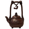Consigned, Chinese Zisha Clay Monkeys Accent Teapot Display Art