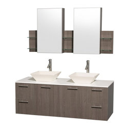Gray Oak Bathroom Vanities - Bathroom Vanities And Sink Consoles