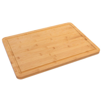 Eviva Large Bamboo Cutting Board With Juice Groove