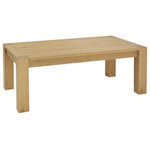 Bentley Designs - Turin Light Oak Coffee Table - Turin Light Oak Coffee Table will add an indulgently warm feel to any room. With rustic oak veneers set in solid American oak frames in a rich oiled finish, Turin dining naturally embodies a casual and contemporary aesthetic.