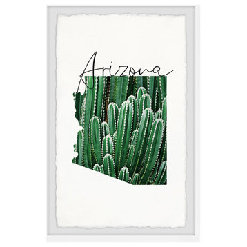 "Arizona Cactus" Framed Painting Print, 8x12