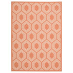 Nourison - Waverly Sun N' Shade Geometric Surf Area Rug, Tangerine, 10' X 13' - Sun n' Shade Collection by Waverly offers a fresh perspective on indoor/outdoor rugs. The exciting color palettes and myriad of designs combine Waverly's keen sense of today's style in a timeless fashion. These versatile rugs are beautiful to look at, soft to walk on, easy to clean and can withstand almost all outdoor conditions. Indoor or Outdoor Uses. Easy Clean: Just Rinse with a Hose100% Polyester ' Machine Printed