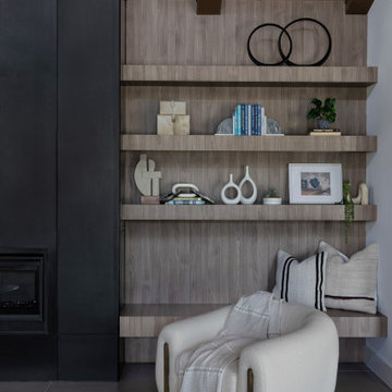 Industrial Elegance Living Room Vignette
