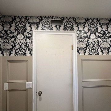Wallpaper installation Basement in Loomis
