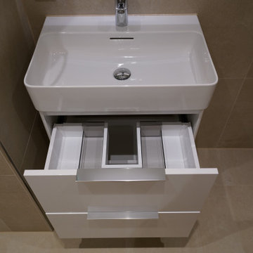Aus einem Badezimmer wird ein Duschbad in München Bogenhausen