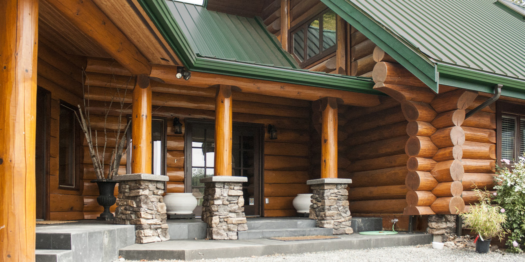 Log Homes - Cascade Handcrafted Log Homes - Custom Design & Build