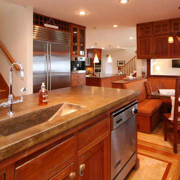 A Kitchen for Entertaining in Portsmouth